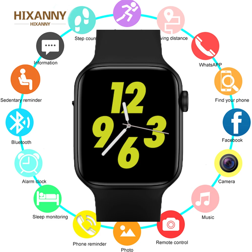 

Iwo 8 Plus 44mm Smart Watch Android Ecg Ppg Heart Rate Smart Relogio Inteligente Wristwatch Bluetooth Bracelect for IOS PK IWO 8