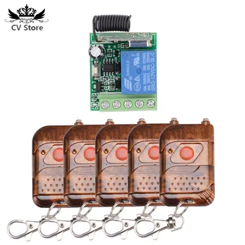 

433mhz DC 12V 10A Relay Remote Switch Door Access Openner Button Contact Radio Switches Time Delay OFF 5S 10S 15S