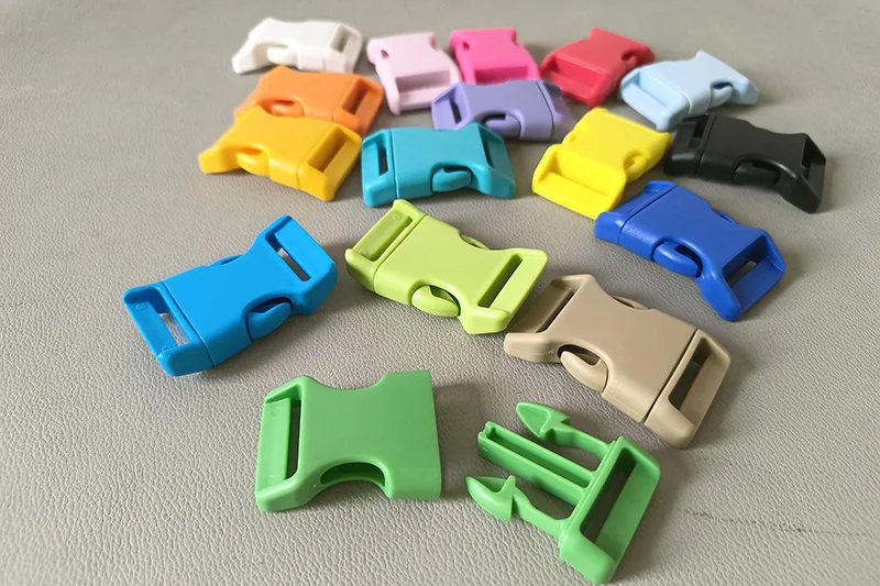 Description Picture 6 of item1PCS 25mm Webbing Plastic Curved Release Buckle For Bag Belt Straps Pet Dog Collar Backpack Paracord Sewing DIY Accessories
