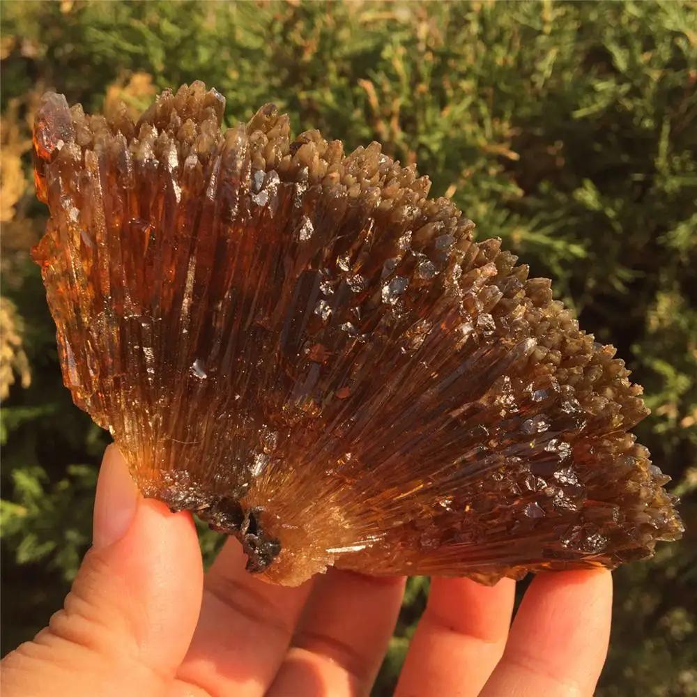 Натуральный Желтый Янтарный кальцит 2 шт. необработанный камень Хрустальный