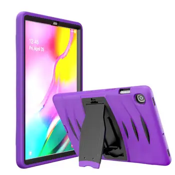 

For Samsung Galaxy Tab E 9.6 " T560 /T561/T565/T567 Cover Kids Safe Shockproof Heavy Duty Silicone PC Color Ripple Tablet Case