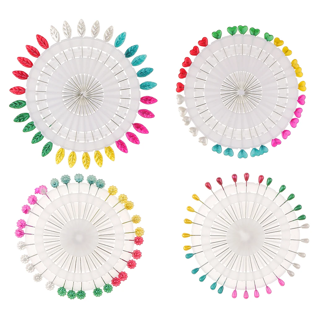 120 Pieces Assorted Hijab Scarf Pins Safety Pin Tailor Sewing Snag-Free Pin 