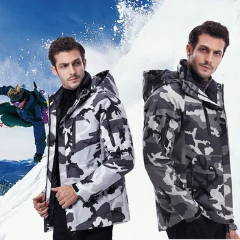 

Winter Jacket For Men High Quality Thick Warm Snow Ski Jacket Men Outdoor Sports Waterproof Windproof Skiing Snowboard Jackets