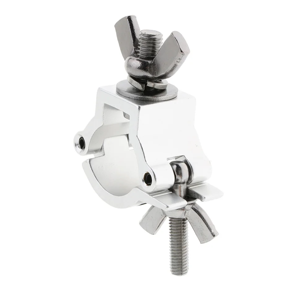 Lot De 10 Pinces Pour Truss D'Éclairage - Capacité 115 Kg, Diamètre 30-52 Mm, Avec Cordes De Sécurité