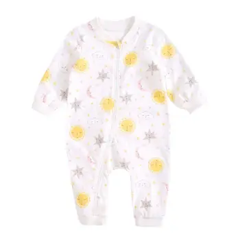 

Baby Girls Clothes Newborn Cartoon Print Long-sleeved Rompers Autumn Winter Fashion Cotton Jumpsuit Infant Girl Costume 0-3Y