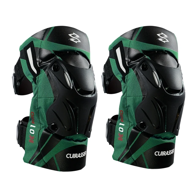 Cuirassier K01 Protective Motorbike Kneepad Motocross Motorcycle Knee Pads MX Protector Racing Guards Off-road Elbow Protection K01-3-Emerald Green