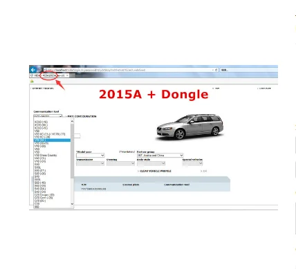 Only 2015A SW Для Volvo Vida Dice 2014D BD2 автомобильный диагностический инструмент для Volvo Vida Dice 2014A с EWD зеленой платой многоязычный OBD2 автомобильный сканер - Цвет: Only 2015A SW