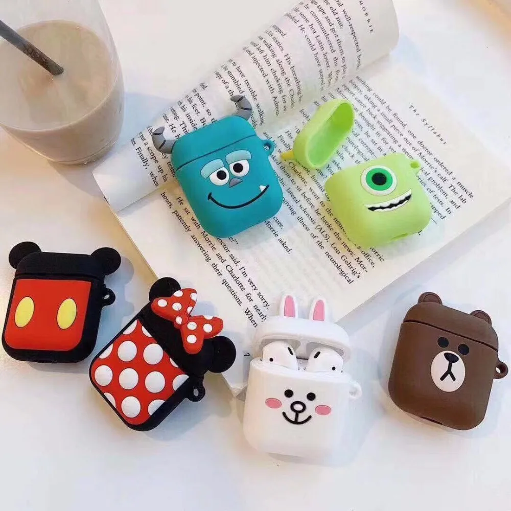 Apple Air pod 1 2 Cartoon case (17)