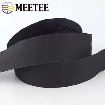 

2/5Meters 8# Waterproof Zippers Black Invisible Nylon Zipper for Sewing Outdoor Jacket Bags Suitcases Coil Zips DIY Accessories