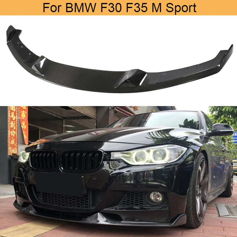 Автомобильный передний бампер спойлер фартук для подбородка BMW 3 серии F30 F35 M Sport