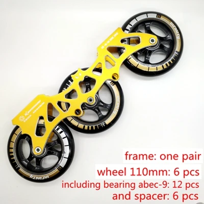 3x110 one pair Скорость скейт рамка 3x110 мм летучая мышь рамка - Цвет: 3x110 one pair