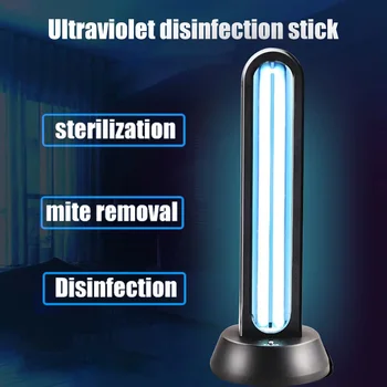 

38W Ultraviolet Ozone Sterilizer Lamp Kill Bacterial Mite Germicidal Disinfection Light With Remote Control US/EU Plug 110V-220V
