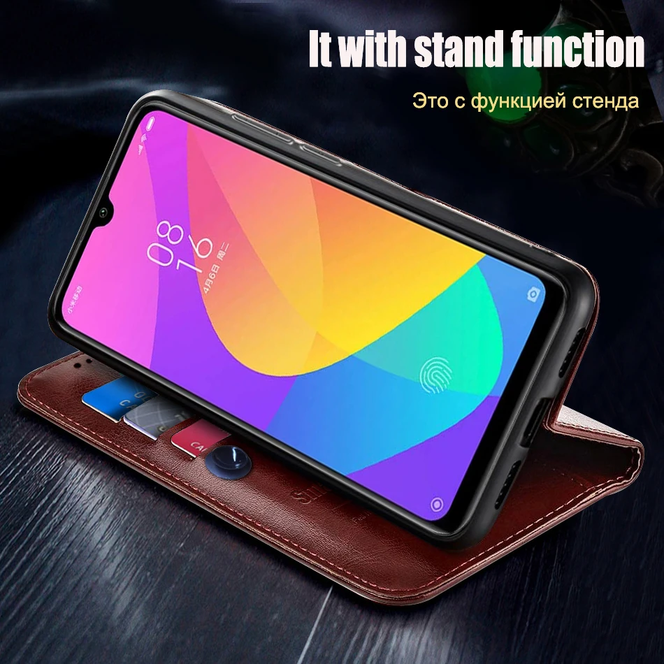 Flip Case For Xiaomi Mi 9 Lite Case For Xiaomi Mi9 9Lite Crocodile texture leather Cover For Xiomi Mi9 Lite Case xiaomi leather case