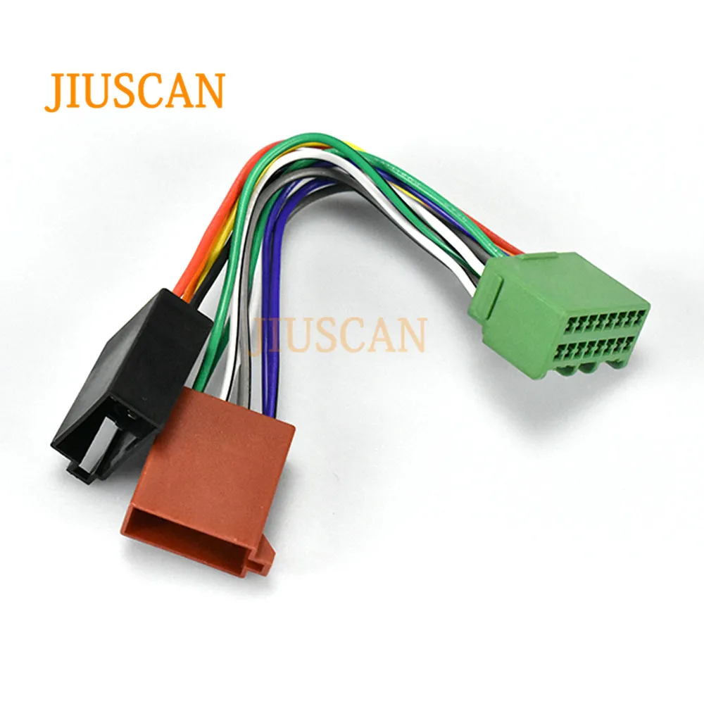 JIUSCAN 12-132 ISO радио адаптер для VOLVO 2002+(выберите модели) жгут проводов разъем свинцовый ткацкий станок кабель штекер Адаптер стерео