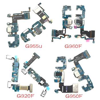 

New USB Charge Plug Flex Cable For Samsung S6 S7 Edge S8 S9 Plus G920F G925F G930F G935F G950F G950U G960F G960U G965F G965U