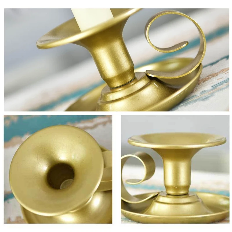 Iron Candlestick Stand European Style Candle Holder for Wedding Valentines Day Housewarming Gifts Party Dinning Decoration candle holders