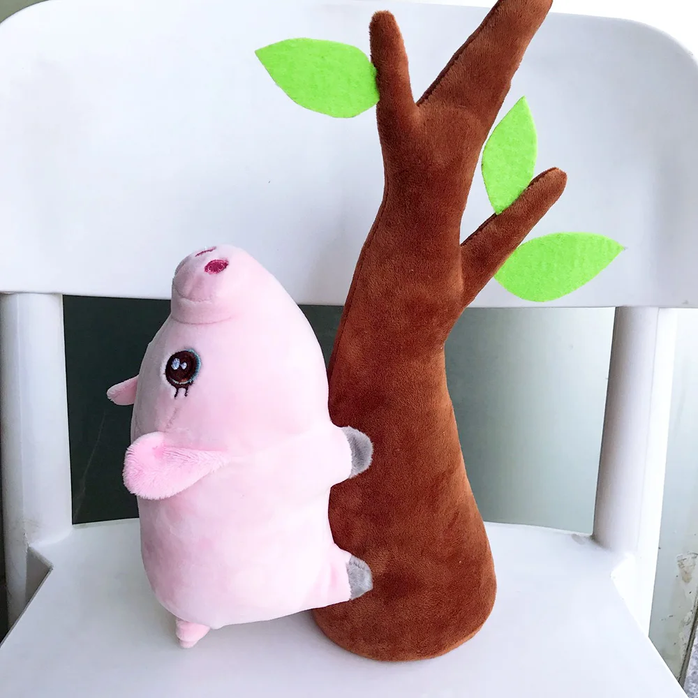 PP Хлопок 32 см мультфильм плюшевые игрушки розовые свинки на дереве Waddles мягкие куклы мультфильм милые дети подарки на день рождения