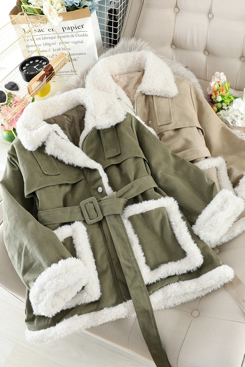 Новая модная женская одежда хлопковая одежда зимние женские куртки и пальто D631