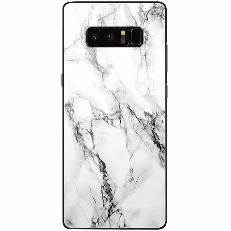 cute phone cases for samsung  Tempered Glass Cover For Samsung Note 8 Case Note9 Hard Protective Funda For Samsung Galaxy Note 10 Plus 9 Cases Luxury Bumper kawaii phone case samsung Cases For Samsung