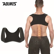 AOLIKES nuevo Corrector de postura columna espalda hombro soporte Corrector banda corrección abrazadera ajustable