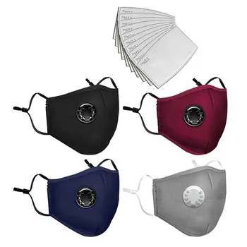 

Fashion Comfortable Mask Dustproof Windproof Fog Haze Can Put Filter Mask Outdoor breathable Respirator mascarillas Face Mask