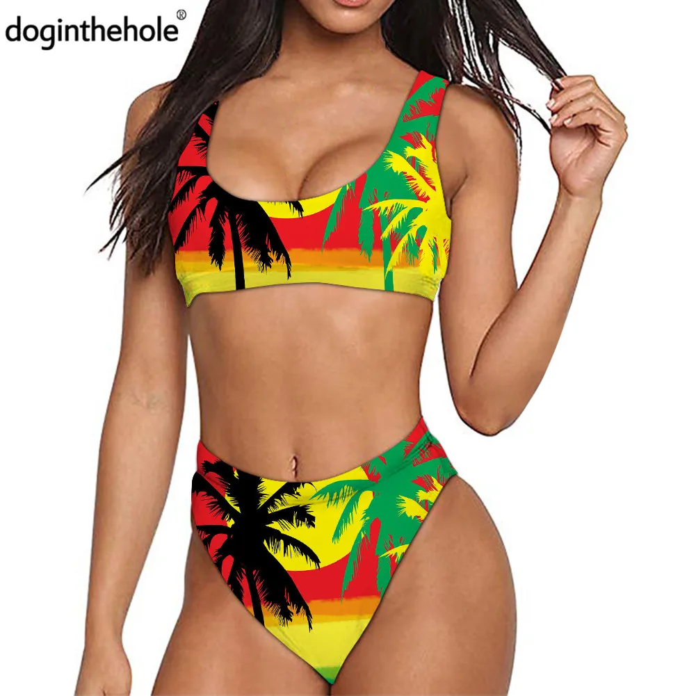 Jamaica Bikini Swimsuit Women Jamaica Flag Swimsuits Jamaica