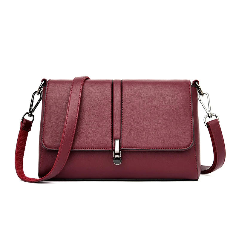 Leather Handbag Ladies Hand Bags 2020 New Luxury Handbags Women High Quality Designer Shoulder Crossbody For | Багаж и сумки
