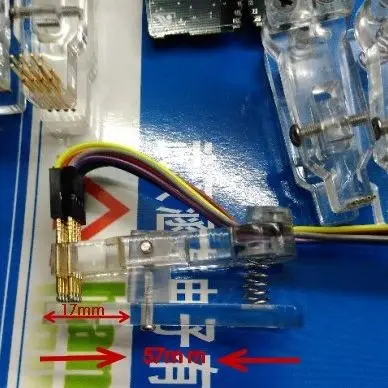 PCB test ing Jig скачать инструмент для сжигания клип Программирование моделирование тестовое приспособление инструменты 2 мм 2,54 мм(беспроводной, двухрядный