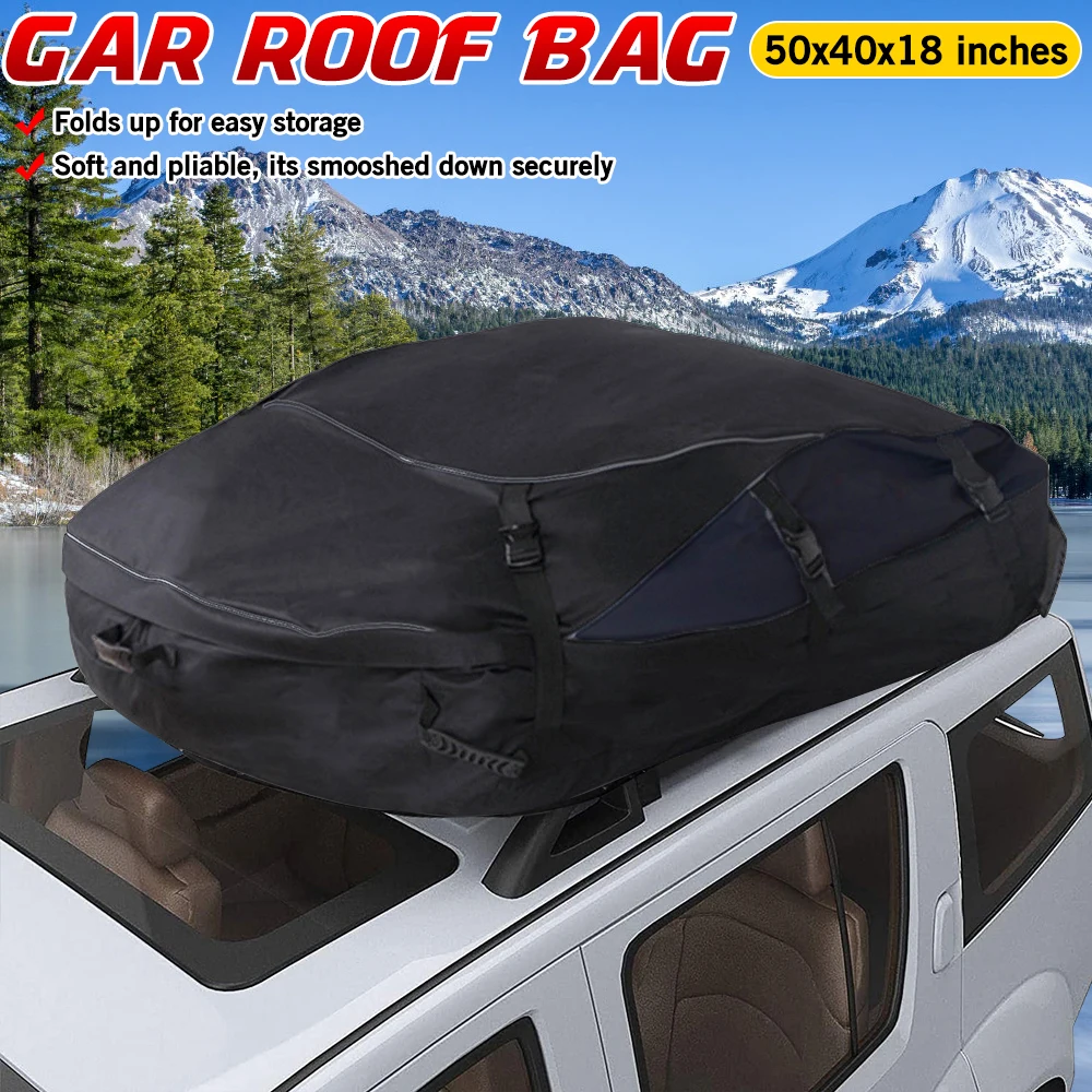 130x100x45cm Waterproof Car Roof Top Carrier Cargo Luggage Travel Bag