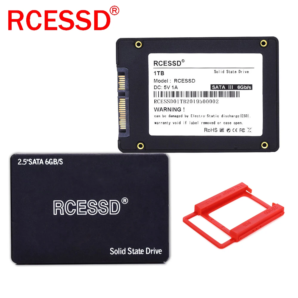 RCESSD SSD 1 ТБ 120gb 240 gb 480gb HDD 2 5 SATA SATAIII HD 512gb 256gb 128gb Внутренний твердотельный r настольный