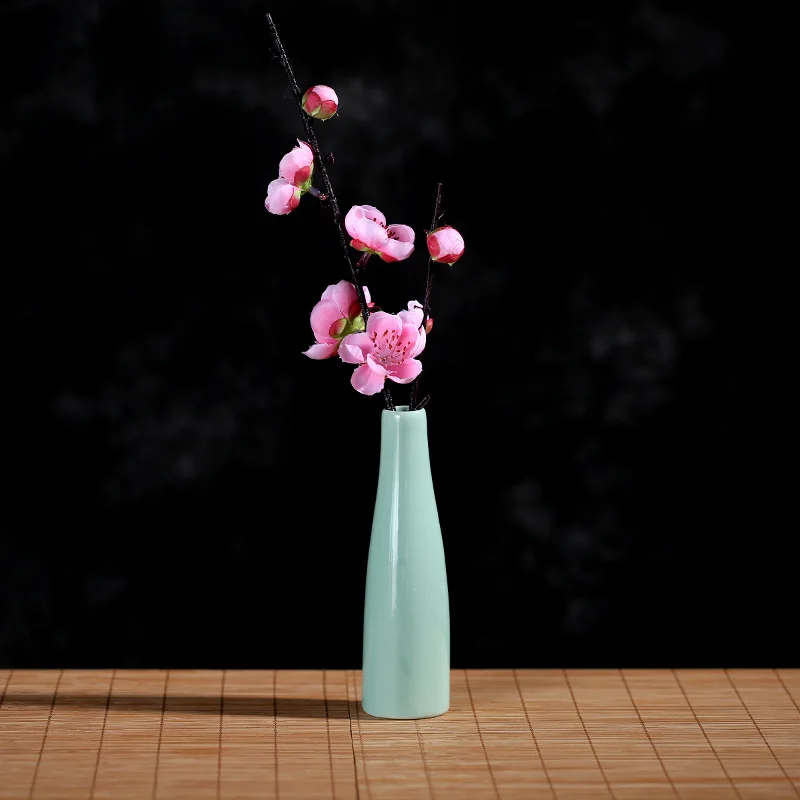 

Ceramic Small Vase Fresh Xiao Hua Cha Simple Creative Classical Bedroom Living Room Flower Arrangement Decoration Grow In Water
