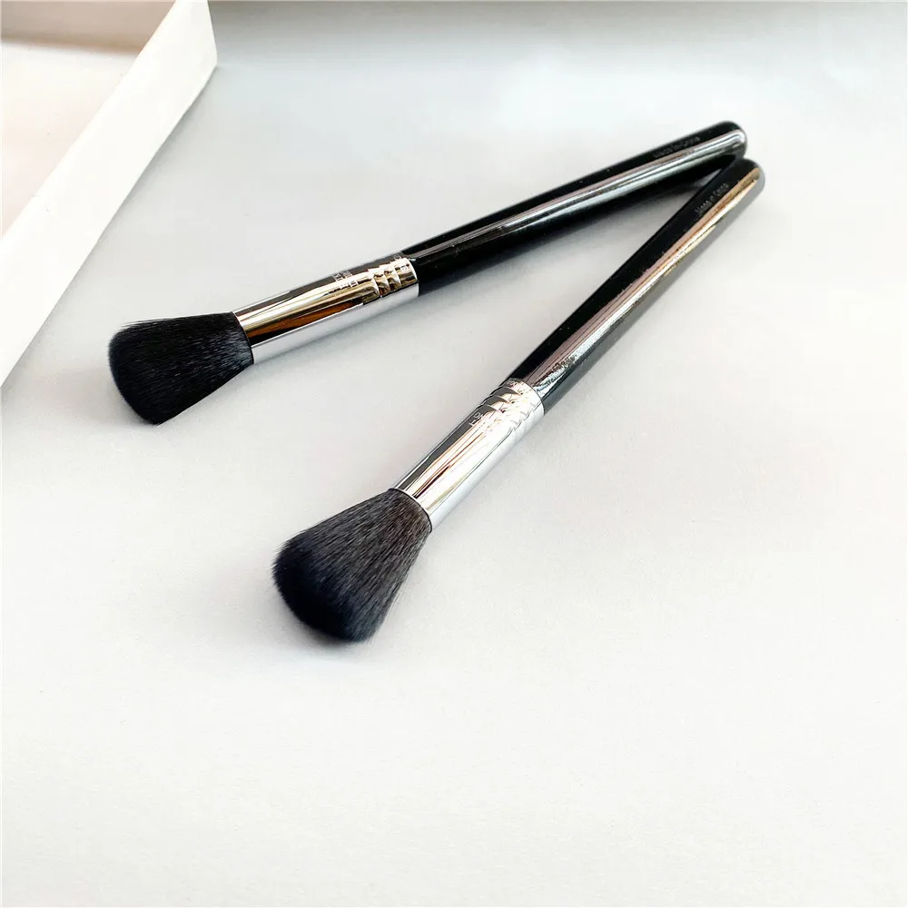 

Small Cheekbone Contour Brush F05 Flat Top Fluffy Powder Contouring Blending Makeup Brush Bronzer Blusher Cosmetics Beauty Tools