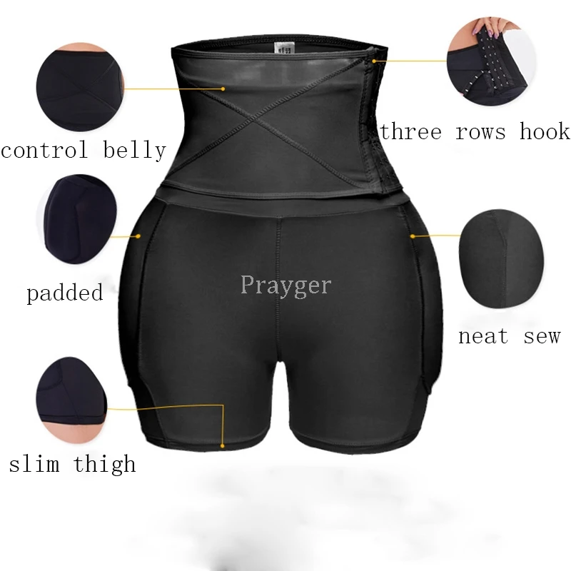 Women Butt Lifter Shaper Padded Control Panties Hip Enhancer Slimming High Waist Underwear Fake Ass