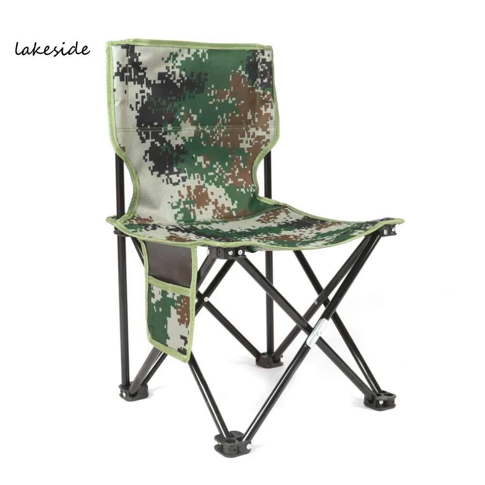 

High Quality Camouflage Outdoor Stool Portable Folding Travel Camping Backpack Picnic Hiking Fishing Foldable Chair