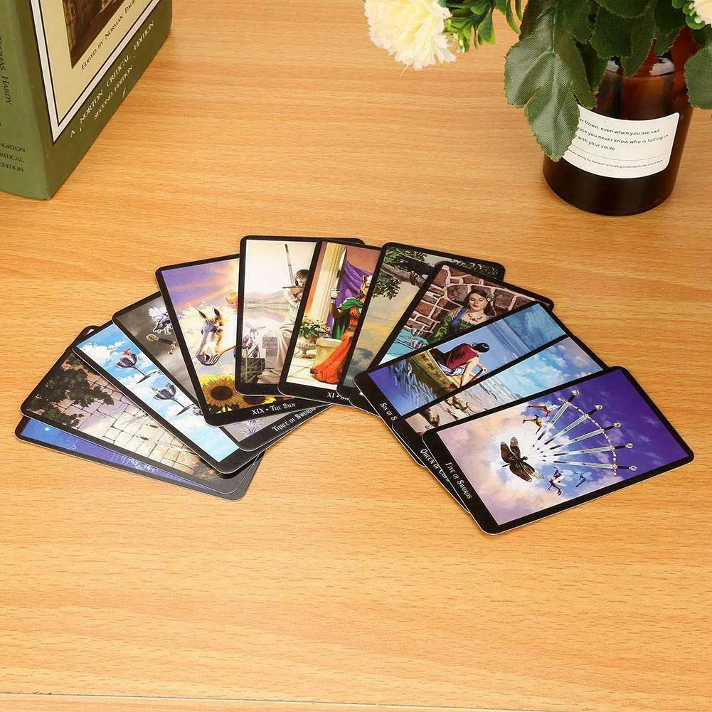 1 коробка 78 карт ведьма колода карт Таро Future Fate Indicator forection Cards настольная игра AN88