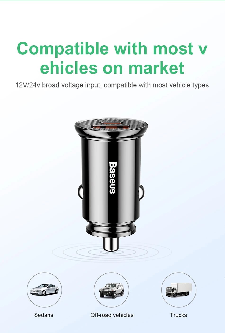 Baseus Quick Charge 4,0 3,0 USB Автомобильное зарядное устройство для iPhone Xiaomi huawei QC4.0 QC3.0 QC Auto type C PD быстрое автомобильное зарядное устройство для мобильного телефона