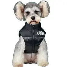 Luxury Dog Clothes Fashion Autumn and Winter Clothing Puppy Teddy Pomeranian Schnauzer Corgi Pet Dog Black Thick Warm Down Vest