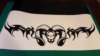 

For Rear Window Graphics, TRIBAL Tailgate Dodge Ram Truck 1500 2500 SLT SRT Hemi Etc