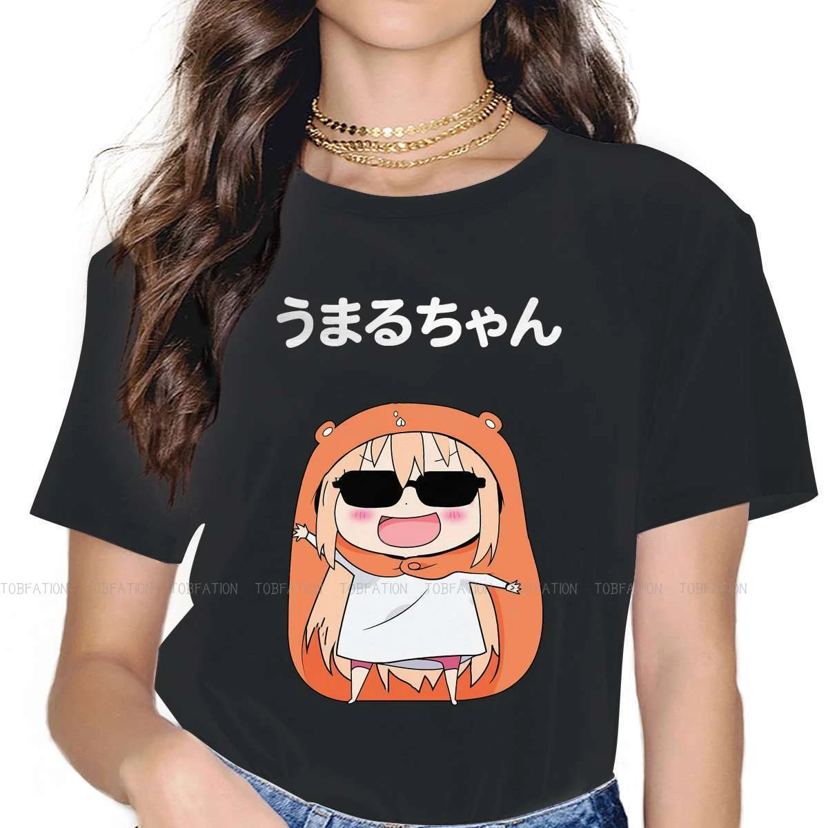 Himouto Umaru Chan Anime Original Tshirts Cute Badass Woman S T Shirt Funny Clothing T Shirts Aliexpress