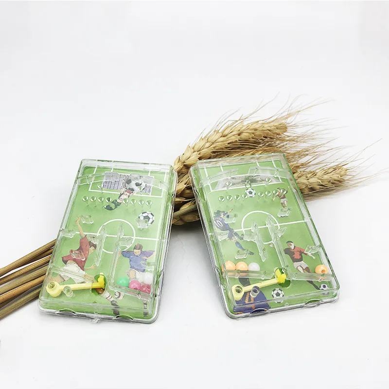 12 PCS Party Favor Pinball Game Board Football Field Shooting Pattern Kid Palm Top Toy Birthday Goodie Bag Giveaway Boy Girl