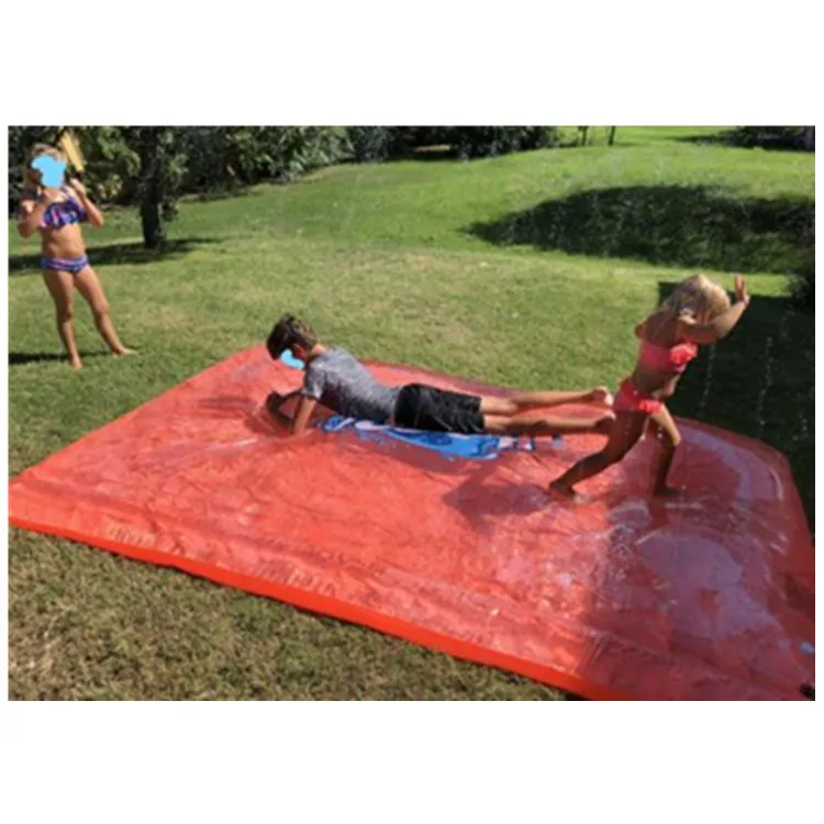 

Children Outdoor Inflatable Water Spouting Pad Summer Kids Multi-seat Game Mat PVC Water Spouting wan ju dian Play with Water Pa