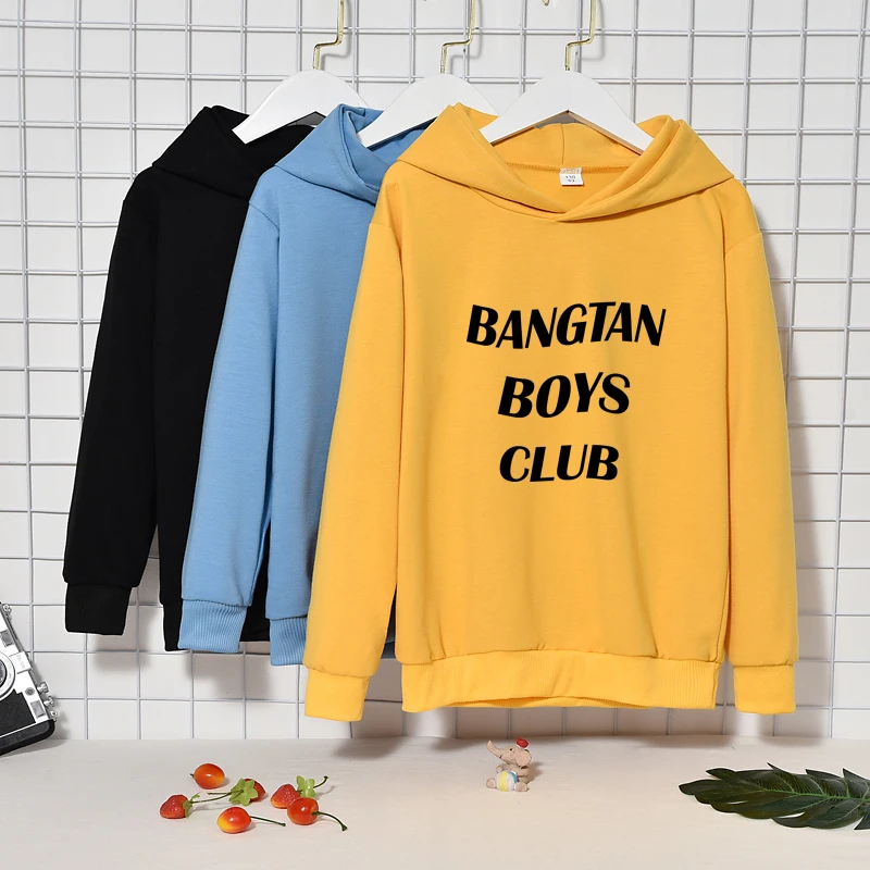 Толстовка с капюшоном BANGTAN BOYS буквенным принтом осенний Новый хлопковый пуловер