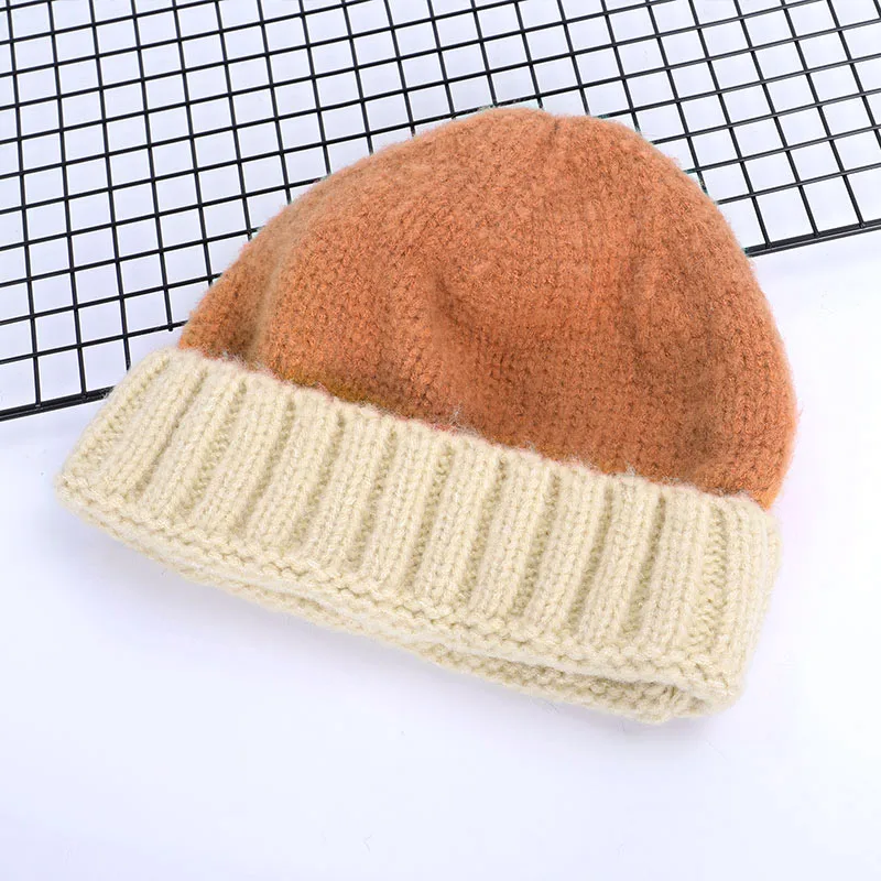 Шапки женские зимние шапки для женщин вязаный берет шапки зимние женские шапки брендовые лыжные шерстяные меховые спортивные шапка куполообразная шапка