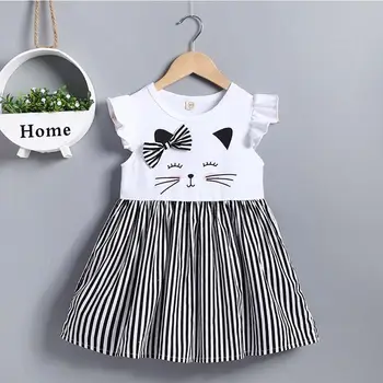 

baby summer dress clothes Kids dresses for girls summer dress clothes Printed Princess Dress sukienka dla dziewczynki girl