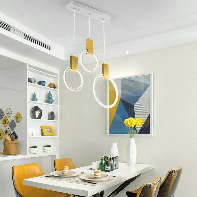 

Northern European-Style Restaurant Chandelier Modern Minimalist Living Room Lamps Lighting Modern Minimalist LED Creative Home B