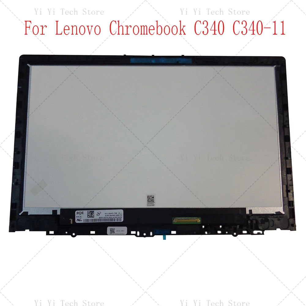 

11.6 INCH For Lenovo laptop replacement lcd touch screen with bezel HD 1366x768 for Lenovo Chromebook C340-11 81TA