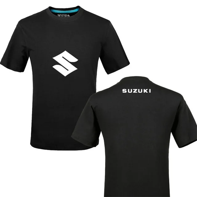 Забавная футболка с логотипом Suzuki из хлопка с принтом Летняя Повседневная футболка унисекс футболки g