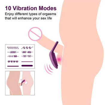 Vibrating Penis Ring Men Cockring Clitoris Stimulate Vibrator Delayed Premature Ejaculation Rings Adult Sex Toys for Couples 3