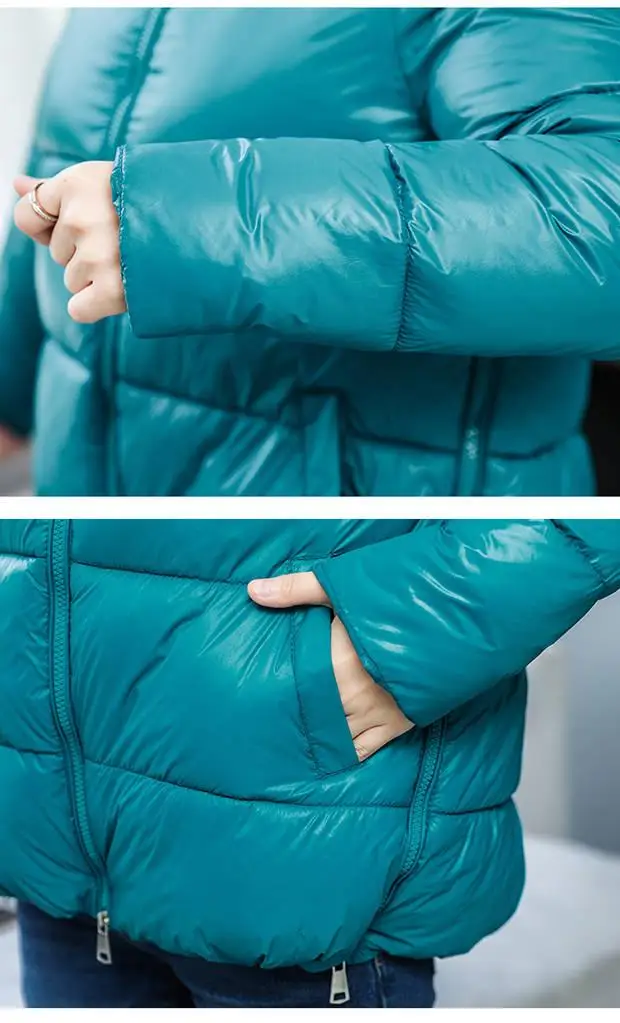 Новые зимние женские пуховики из хлопка, короткие куртки, парки Mujer, женские повседневные теплые ватные Свободные пиджаки с капюшоном, верхняя одежда T01