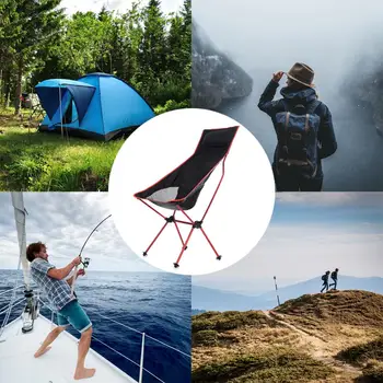 

Travel Ultralight Folding Chair Superhard High Load Outdoor Camping Chair Portable Beach Hiking Picnic Seat Fishing Tools Chair